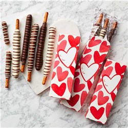 Lots of Love Caramel & Chocolate Dipped Pretzels Gift Set